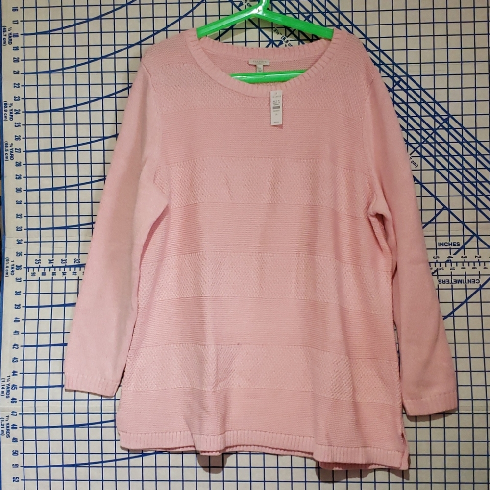 Talbots pink sweater NWT